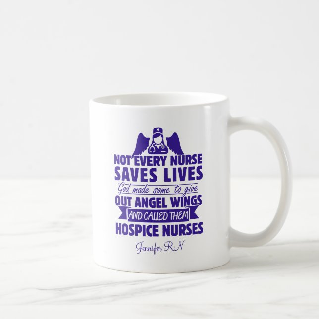 Hospice Nurse Personalisiert Kaffeetasse (Rechts)