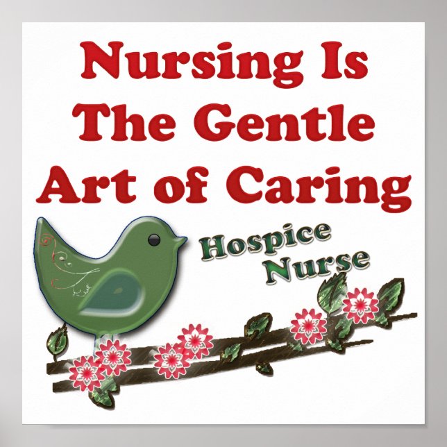 Hospice Nurse Poster (Vorne)