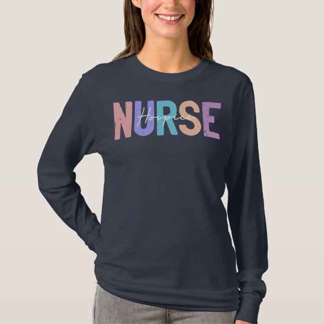 Hospice Nurse Registered Nurse RN Emergency Room T-Shirt (Vorderseite)