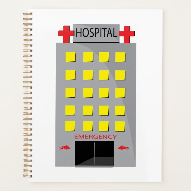 Hospital Building Emergency Entrance (Devant)