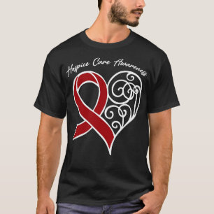 Hospital Care Awareness Heart Ribbon Geschenk Vale T-Shirt