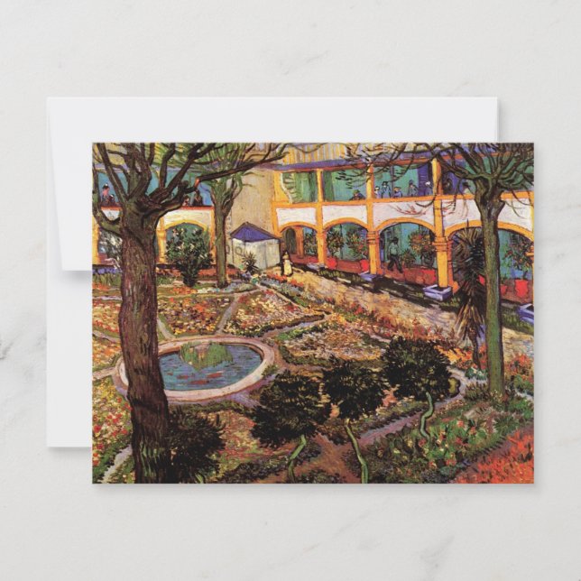 Hospital in Arles - Hof von Vincent van Gogh (Vorderseite)