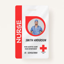 Hospital Staff Photo ID Badge