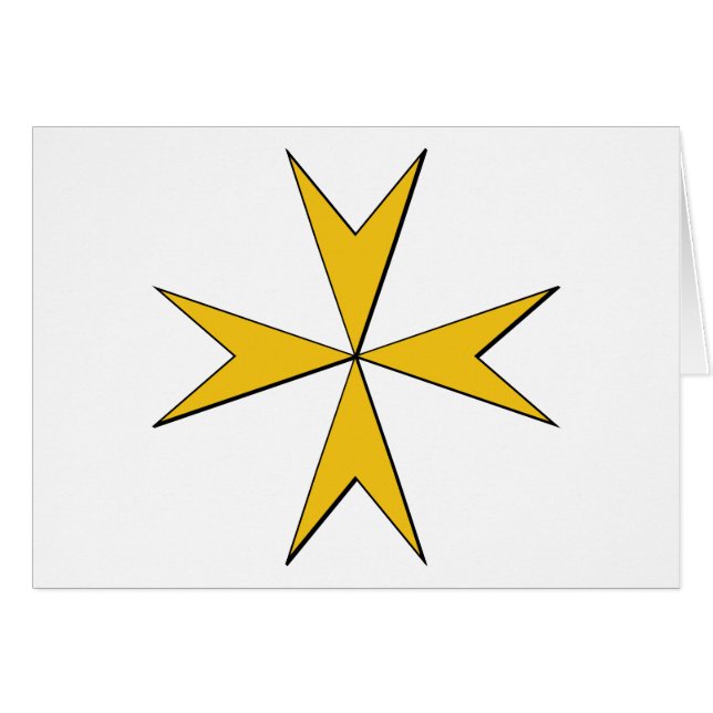 Hospitalers Abzeichen (Malta) (Vorderseite (Horizontal))
