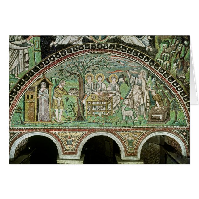 Hospitalité d'Abraham et du sacrifice de (Devant horizontal)