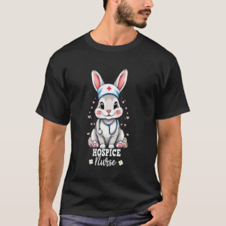 Hospiz-Krankenschwester Hase mit Stethoskop Ostern T-Shirt