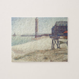 Hospiz und Leuchtturm, Honfleur von Georges Seurat