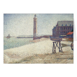 Hospiz und Leuchtturm, Honfleur von Georges Seurat