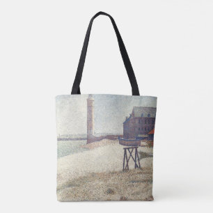 Hospiz und Leuchtturm, Honfleur von Georges Seurat Tasche