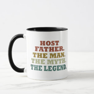 Host Papa Der Mann Mythos Legende Väter Tag Tasse