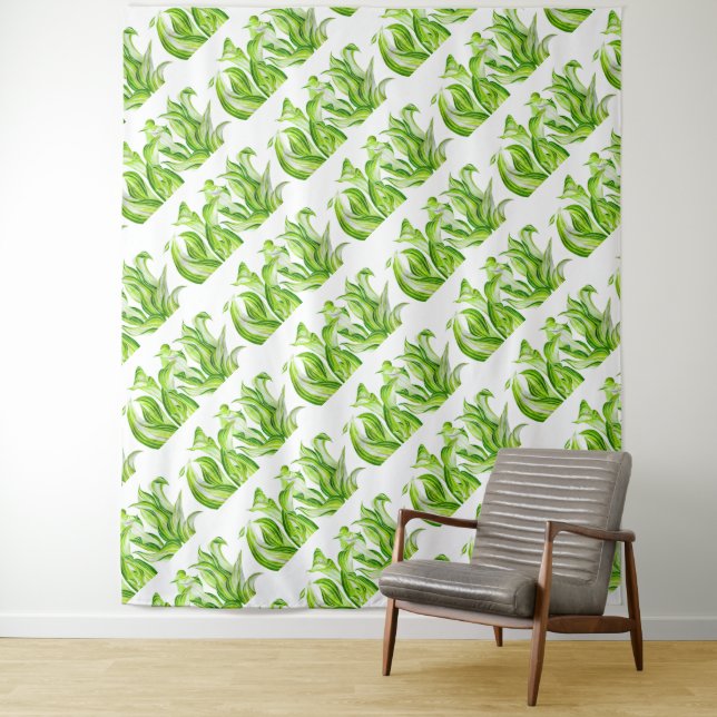 'Hosta avec le Mosta' sur la Tapisserie (En situation)