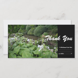 Hosta dans un carte photo de Merci du jardin 2 de