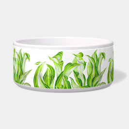 'Hosta with mosta' auf einer Keramik Salad Bowl Napf