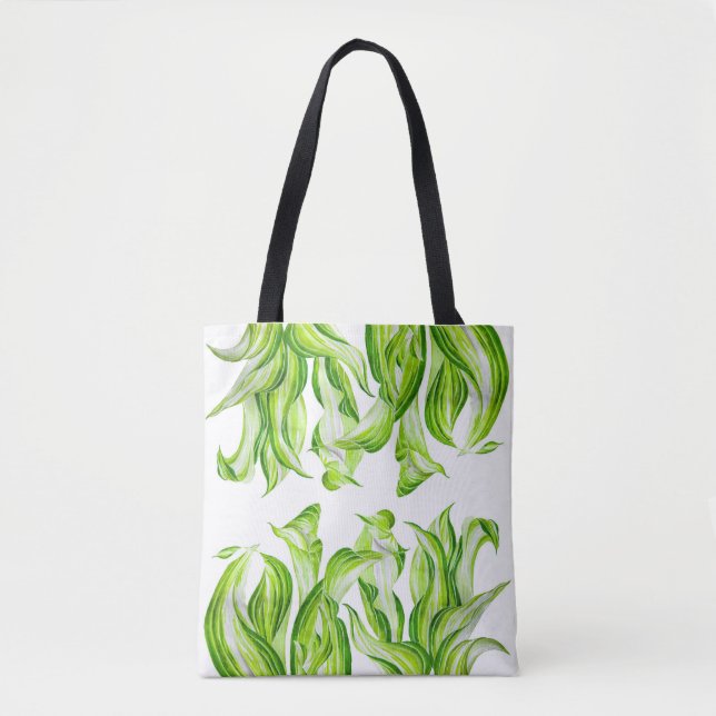 'Hosta with Mosta' auf einer Tote-Tasche Tasche (Vorderseite)