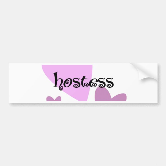 Hostess Autoaufkleber (Vorne)
