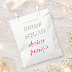 Hostess Bride Squad Name Wedding Bachelorette Geschenktütchen