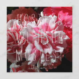 Hostess mit dem Mostest!Dankeskarte Einladung