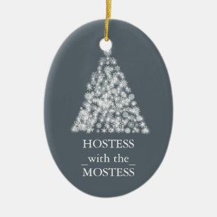 Hostess mit Mostess Weihnachten Keramik Ornament