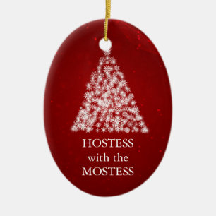 Hostess mit Mostess Weihnachten Keramik Ornament