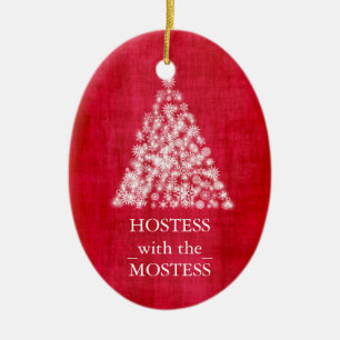 Hostess mit Mostess Weihnachten Keramik Ornament