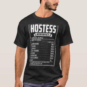 Hostess Nutrition Fakten T-Shirt