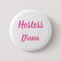 Hostess Pink Individuelle Name - Hochzeit
