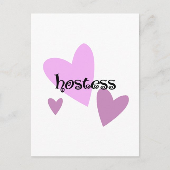 Hostess Postkarte (Vorderseite)