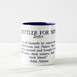 Hostettler für Senats-historische Zitat-Tasse Zweifarbige Tasse