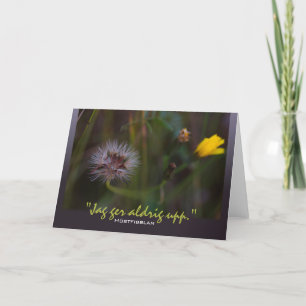 Höstfibblan Jag ger aldrig upp CC0780 Karte