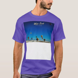 Hot-Air-Ballon mit weißem Sand 6 T-Shirt