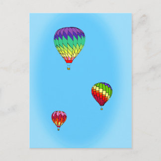 Hot Air Ballon Ride Postkarte