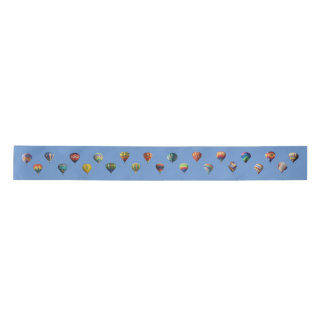 Hot Air Ballon Wave Blue Sky  Satinband