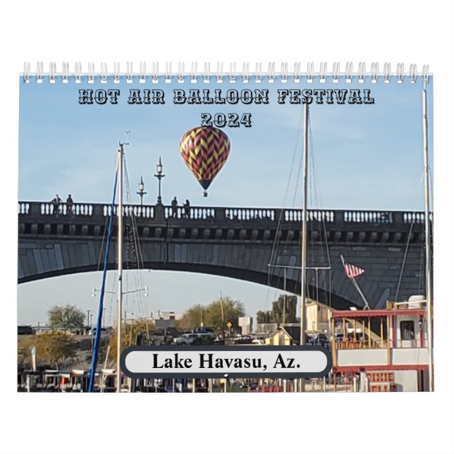 Hot Air Ballon Zwei Seiten Mittelalter Kalender, w Kalender (Titelbild)