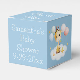 Hot Air Balloon Animals Baby Boy Baby Dusche Geschenkschachtel