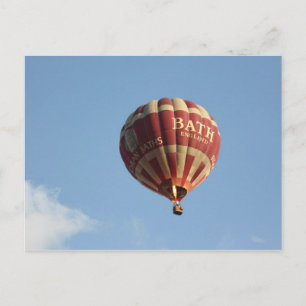 Hot air balloon, Bath, Somerset, UK Postkarte