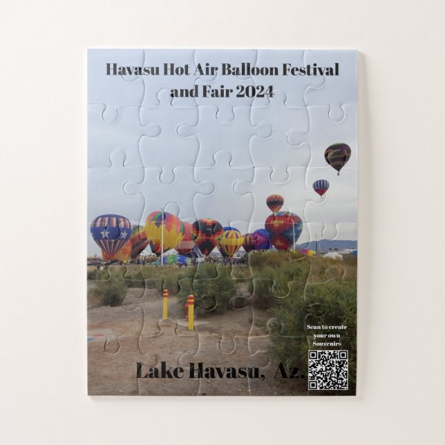 Hot Air Balloon Festival 2024. Havasu-See, Az. Ji (Vertikal)