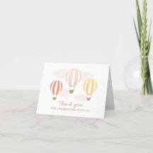 Hot Air Balloons Girl Travel Baby Dusche