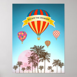 Hot Air Balloons Inspiration Poster