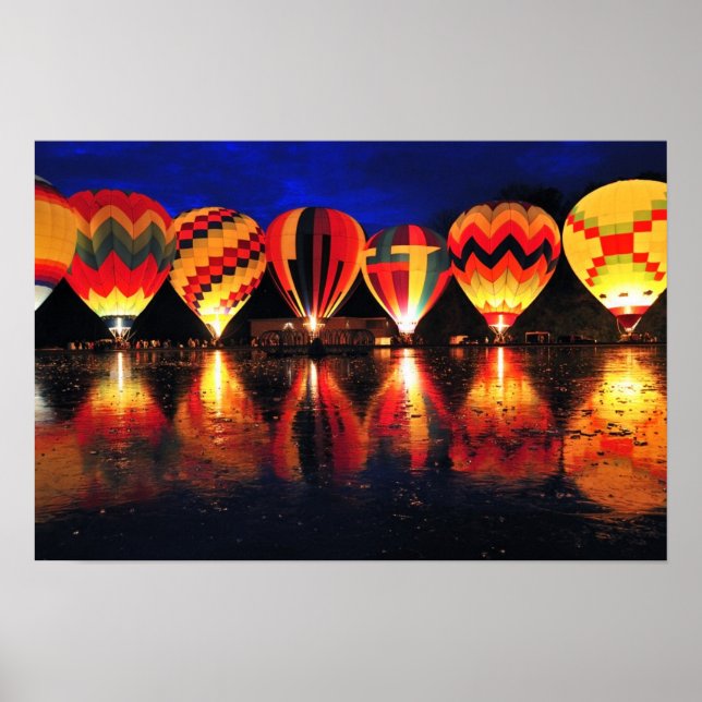 Hot Air Balloons Poster (Vorne)