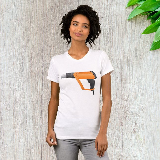Hot Air Gun Womens T - Shirt (Von Creator hochgeladen)
