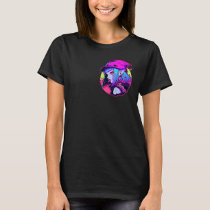 Hot Alt Vampire Girl Tongue im Herzen T-Shirt