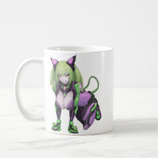 Hot Anime Catgirl Kaffeetasse