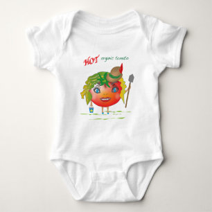 Hot Bio Tomato Baby Strampler