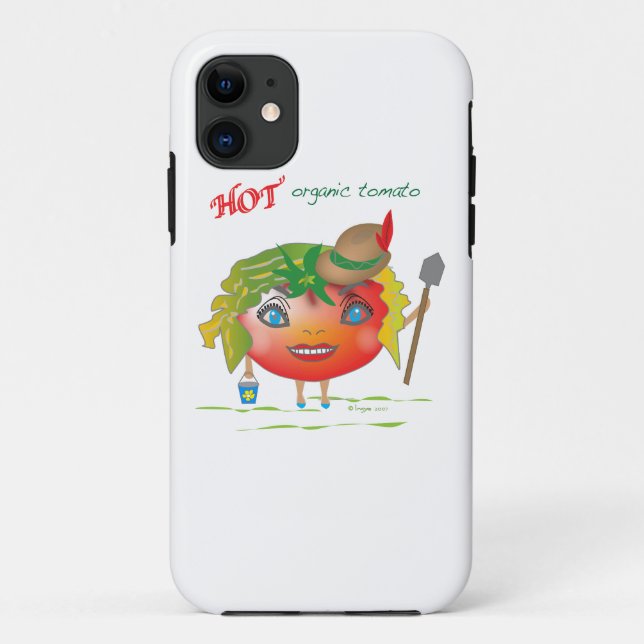 Hot Bio Tomato Case-Mate iPhone Hülle (Rückseite)
