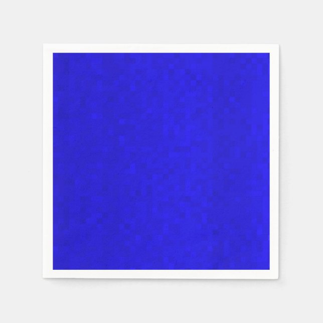 Hot Blue Small Mosaik Fliesen, Serviette (Vorderseite)