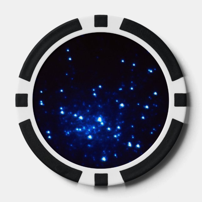 Hot Blue Stars im Kern des globalen Clusters M15 Pokerchips (Vorderseite)