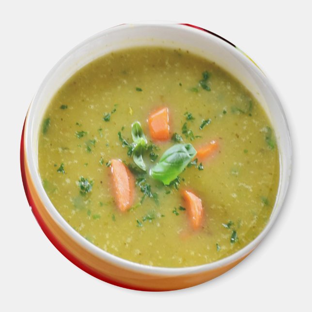 Hot Bowl of Soup Kühlschrank Magnet (Vorne)