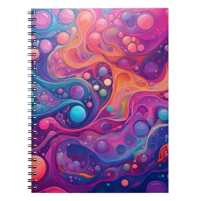 Hot Bubbles Notizblock (Vorderseite)