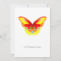 Hot Butterfly - Zivile Partnerschaft - Einladung