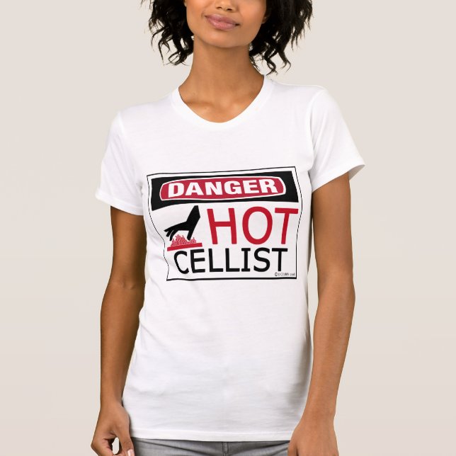 Hot Cellist T-Shirt (Vorderseite)